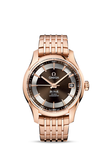 Omega De Ville Hour Vision Co-Axial Red Gold / Brown / Bracelet